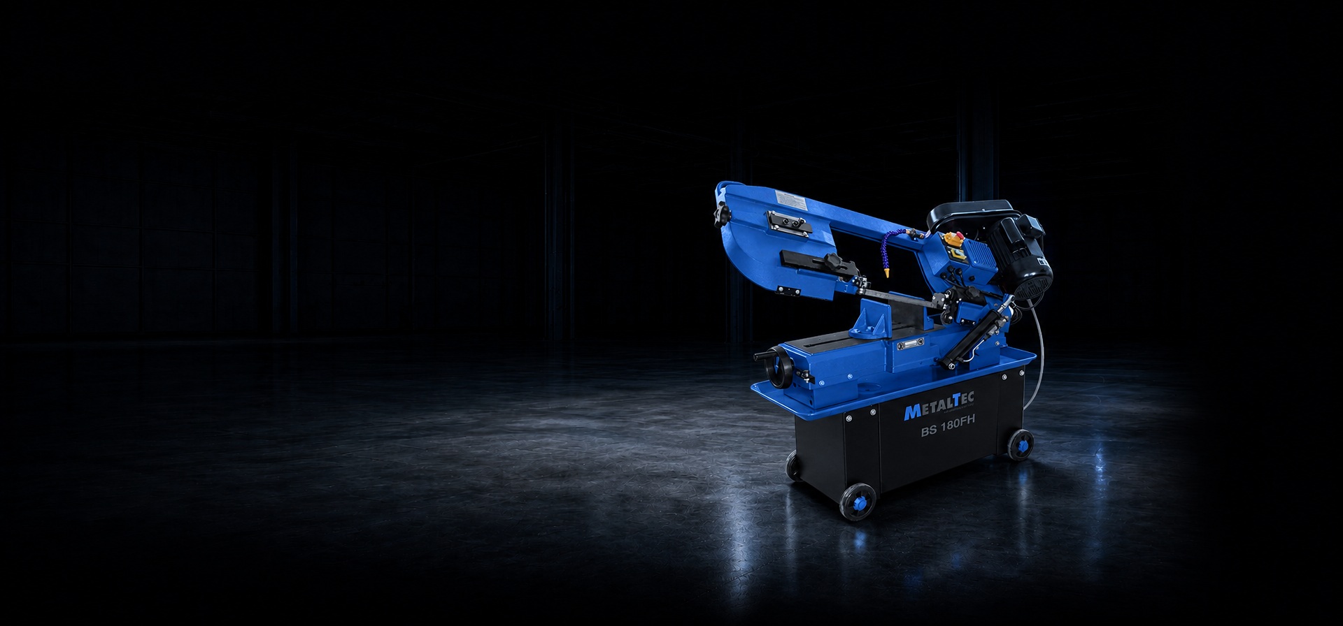 Ручной ленточнопильный станок для резки металла MetalTec BS 180 FH главное фото