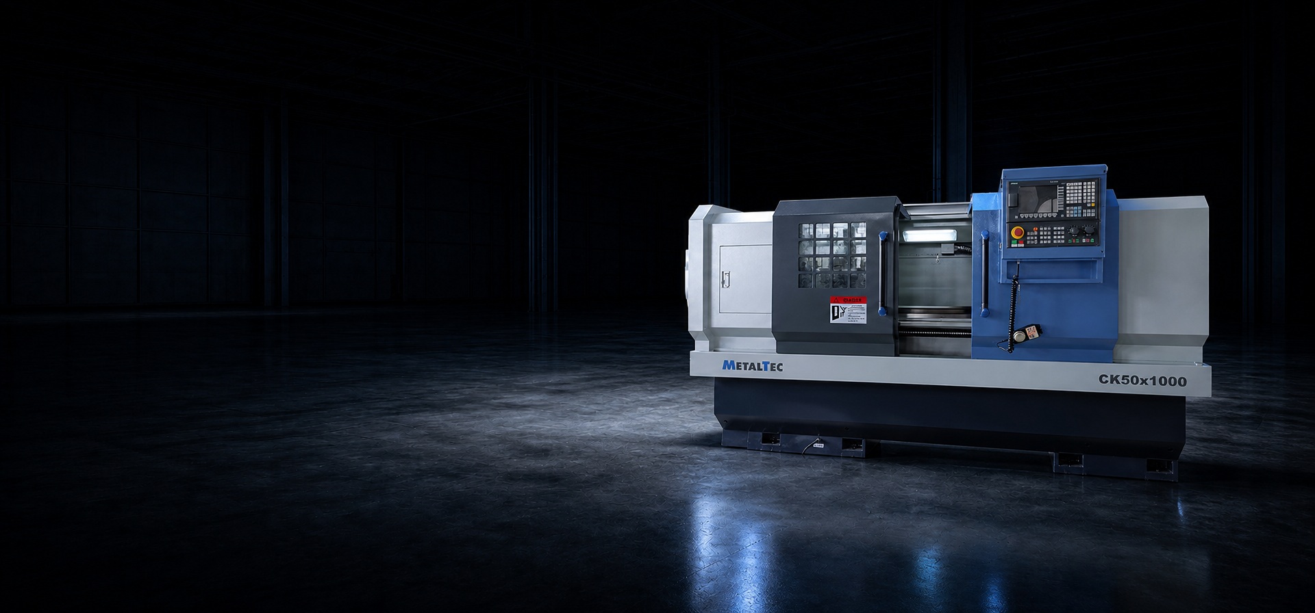 Токарный станок c ЧПУ с горизонтальной станиной MetalTec CK 50x1000 (ПРОФИ) главное фото